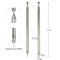 7 Sections Telescopic 74cm AM FM Antenna Portable Radio Antenna Compatible with Indoor Portable Radio Home Stereo Receiv