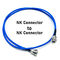 NK Connector to NK Connector Blue coaxial RF cable all copper High Temperature High frequency communication male signal