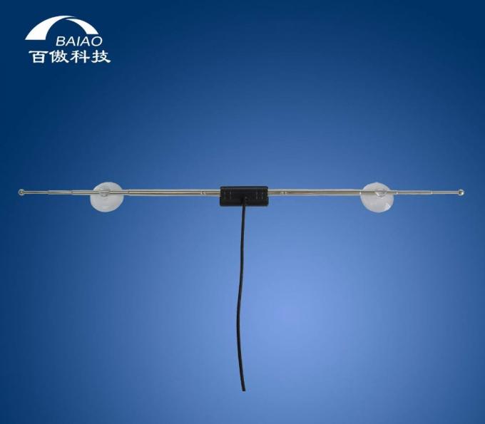 Telescopic 5 - 28dBi Car TV WiFi Antenna With Sucking Disc 0