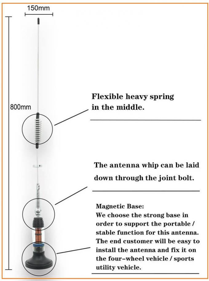 26 - 28MHz Radio Long Range Car / Truck CB Antenna 1