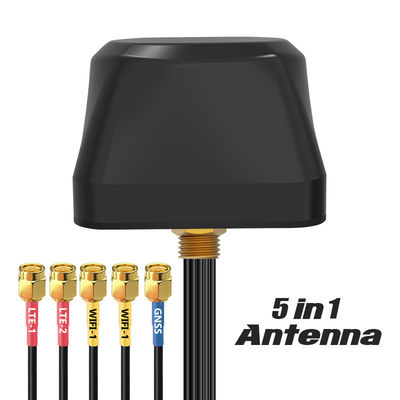 Omni Directional Waterproof Screw Mount 5-in-1 Combined Combination Antenna Outdoor GPS Wifi 4G LTE Combo MIMO Antenna
