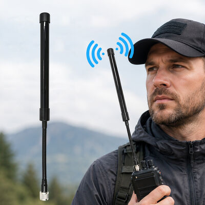 CS Tactical Antenna 433-510MHz High Gain Two Way Radio Antenna for UV-K5 UV-K58 UV-K6 and Other Handheld Two-way Radios
