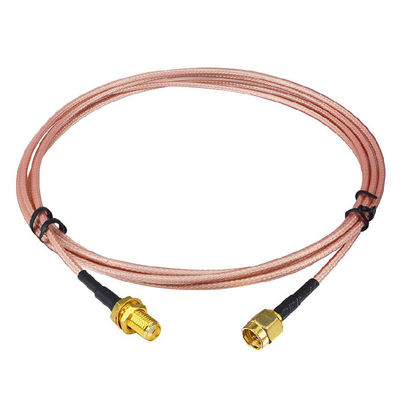 ISO9001 Antenna Parts SMA Male To S MA Female Antenna Cable Wire