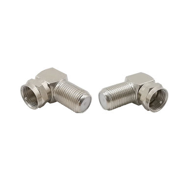ROHS Compliant 90 Degree F Type Male Adapter / f type right angle connector