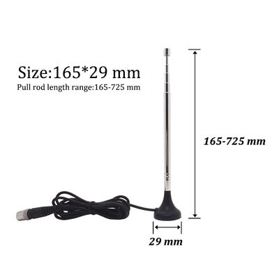 HDTV indoor digital TV antenna DVB-T2 antennaDigital TV Telescopic Antenna Magnetic Mount + Extended Rod For tv aerial