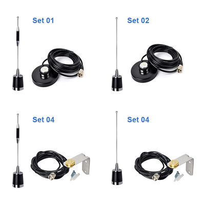 NMO Dual Band Antenna 144MHz VHF and 430MHz UHF Two Way Antenna Mobile Radios aerial Car mobile radio antenna