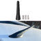2.5 inch Rubber Car Antenna FM 87.5-108MHZ AM 520-1620mhz Universal Vehicle Roof Mount Short Antennas Waterproof