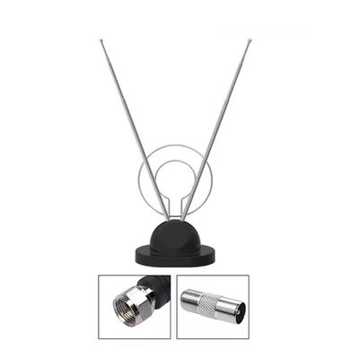 Indoor high gain hf/vhf/uhf TV Antenna multi-band 4k free digital telescopic Aerial Signal Booster Digital Home TV Anten