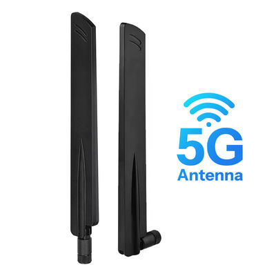 High-gain 12dbi 5g antenna sma Bendable 600-6000Mhz transmit stable signals Omni 5G Antenna for Wireless Mobile Router