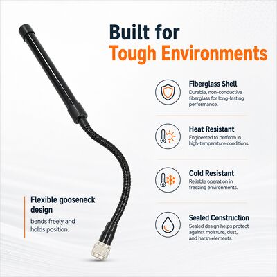 CS Tactical Antenna 433-510MHz High Gain Two Way Radio Antenna for UV-K5 UV-K58 UV-K6 and Other Handheld Two-way Radios