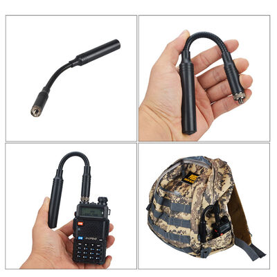 Tactical Boomerang Antenna, Dual Band 144/430MHz Portable Ham Radio Antenna with Optional SMA Interface
