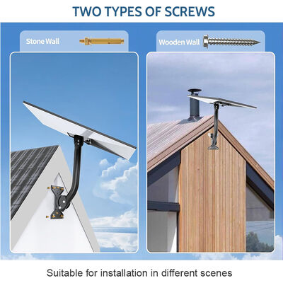 Gen 3 Starlink Mount Adjustable Wall/Roof Mounting Kit Rustproof Weatherproof Bracket Stainless Steel Pipe Adapter Model