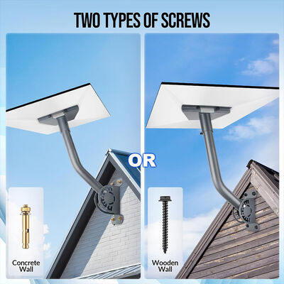 Adjustable Starlink Gen3 Outdoor Mount Bracket Starlink Wall Roof Bracket with Starlink Standard Dish V3
