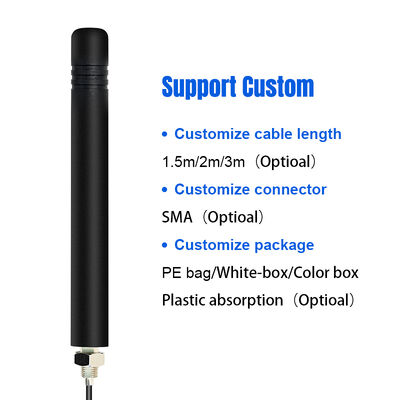 New Design Outdoor IP68 Waterproof Screw Mount Cabinet Antenna High Gain 5G 4G LTE GSM 3G Full Band Omni Cellular Antenna Rubber