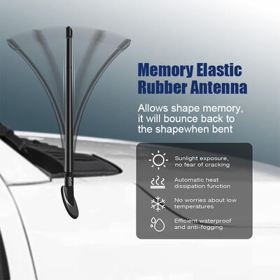 Optimized Universal CB Rubber Pickup Truck Radio Antenna Replacement with 7-50MHz Frequency Range 5dBi Gain Premium Car Antenna