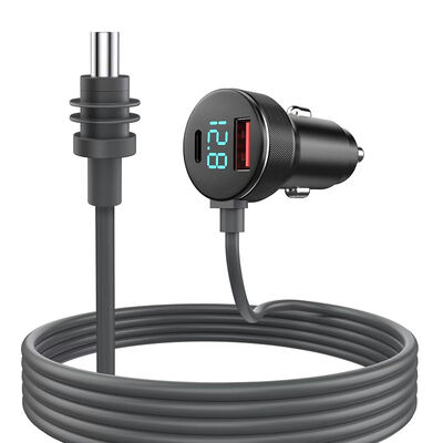 Starlink Mini Car Adapter 12V2A Coaxial Cig Lighter Charger Waterproof Cable Built-in Stable Power Chip Dual PD45W USB