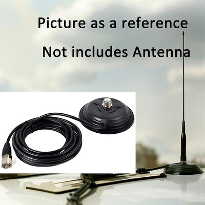11CM Large Suction Cup Car Radio Antenna Magnet Base, 30.8lbs High Pull Strength Magnet Mount for VHF UHF HF Ham Radio Antennas