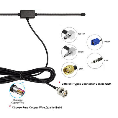 20MHz to 1300MHz Wide Band Car RV Radio Scanner Dipole Antenna BNC Male Antenna for Uniden Bearcat Whistler Radio Scanner