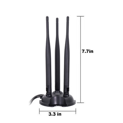 2.4G 5.8G Dual Band Omni High Gain WiFi Antenna, 8dBi Omni Antenna for WiFi Router and Wireless Network Card