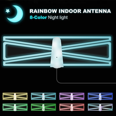 8 Colors Paper Thin 5-6dBi Digital HDTV Antenna 75Ohm LED TV Aerial