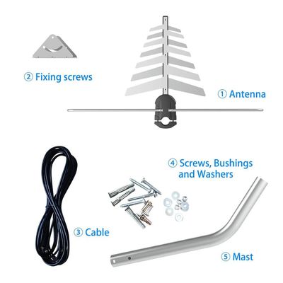 OEM High Gain Omnidirectional Outdoor Yagi Antenna UHF VHF