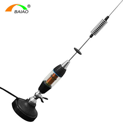 300W 28MHz Outdoor Rubber Whip Spring Base CB Antenna For Car