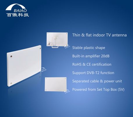 Omnidirectional Indoor TV Antenna ATSC / DVB-T / ISDB-T For Home